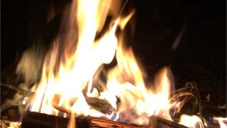 冬至 柚子湯 焚火　冬　火　薪